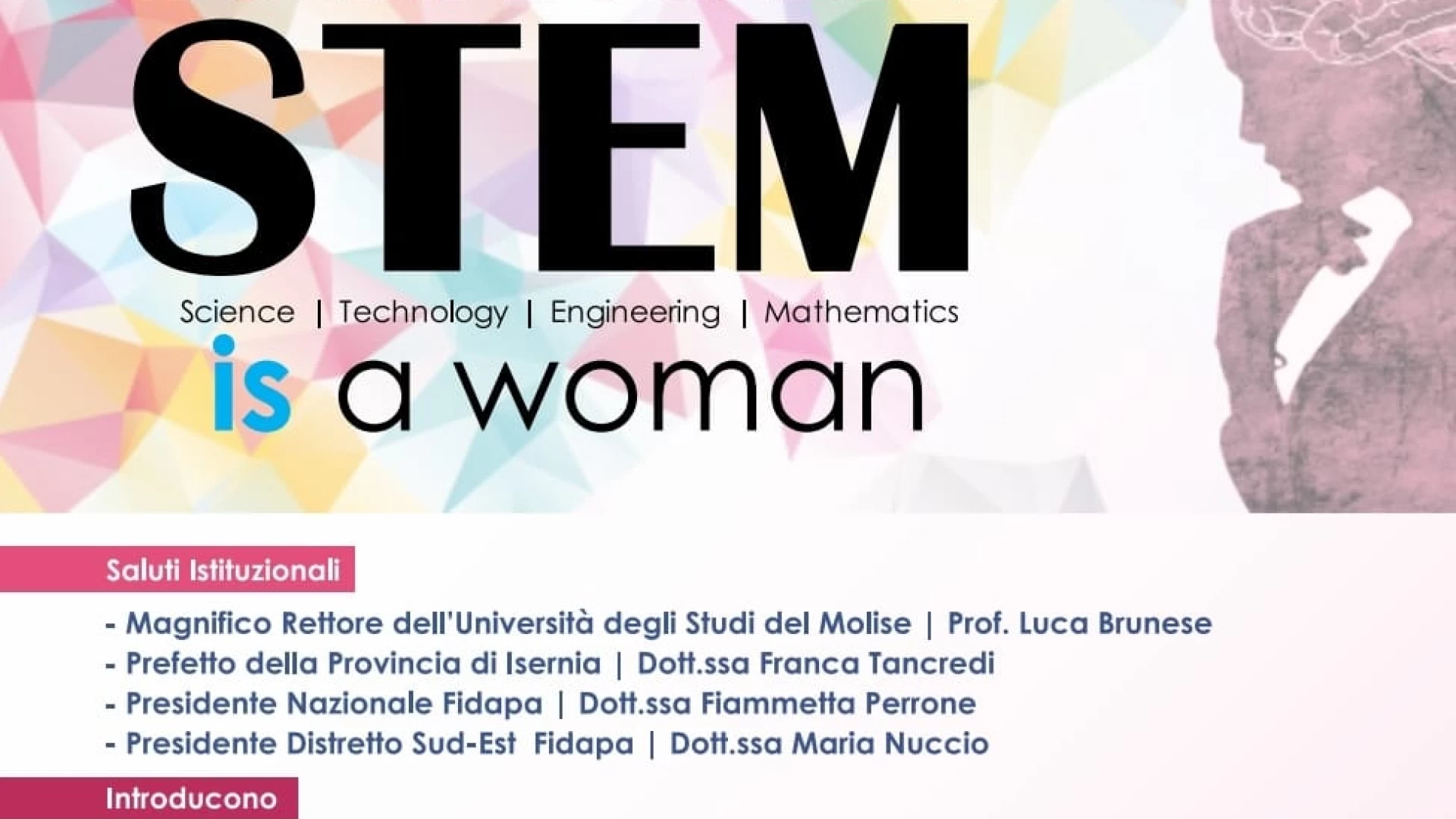 Donne e Scienza: tutto pronto per l'evento promosso da Fidapa in collaborazione con l'Università del Molise